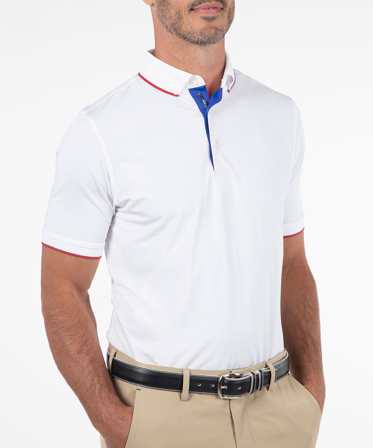 Performance Polo with Contrast Tipping