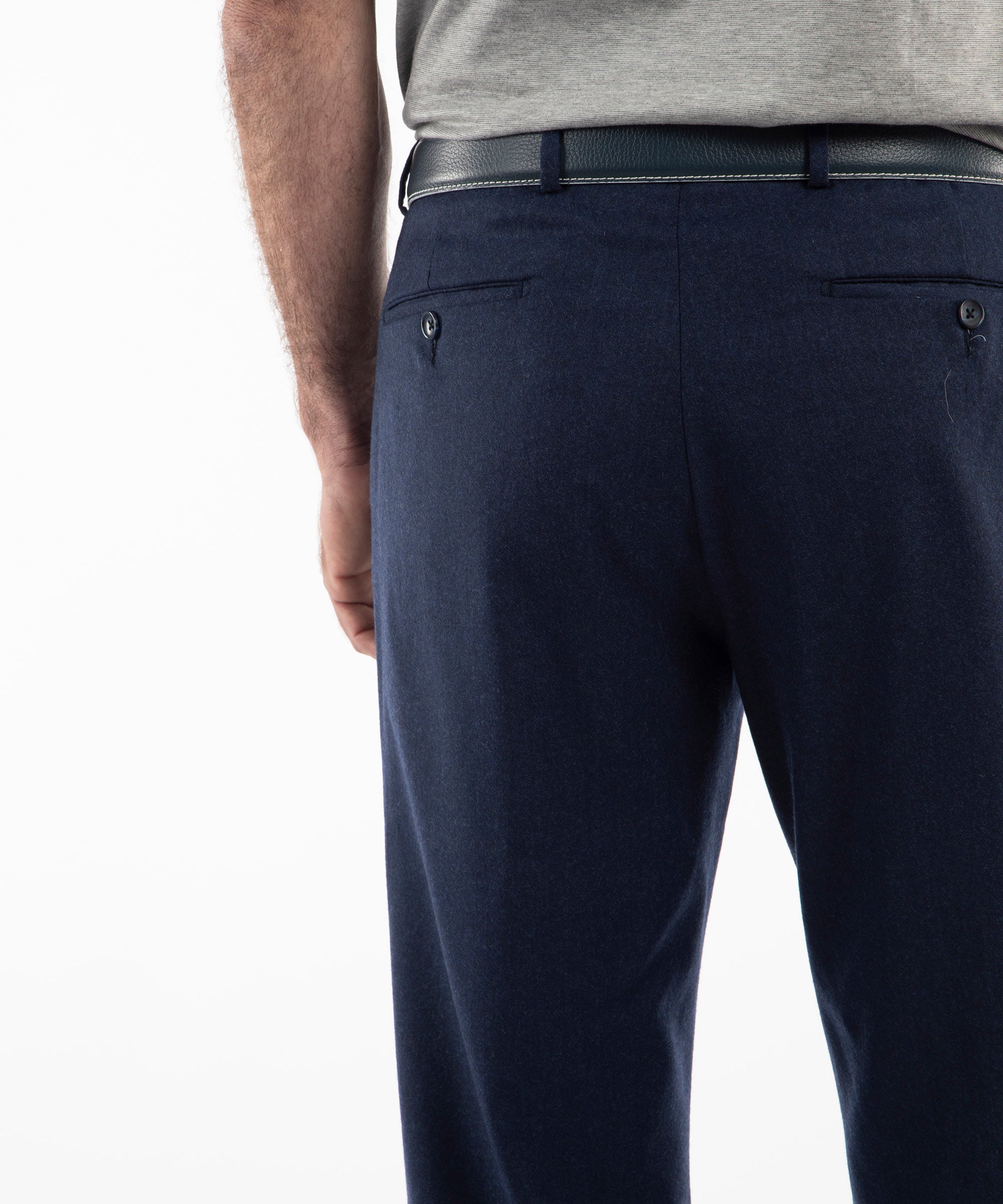 Heritage Italian Solid Wool/Cashmere Dress Pant