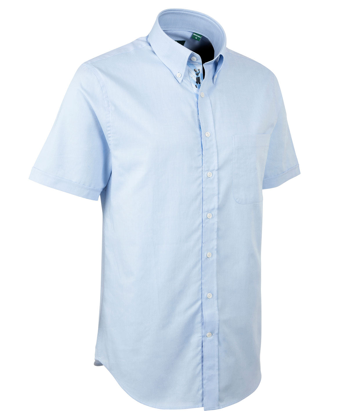 Signature 100% Cotton Oxford Button-Down Short Sleeve Shirt