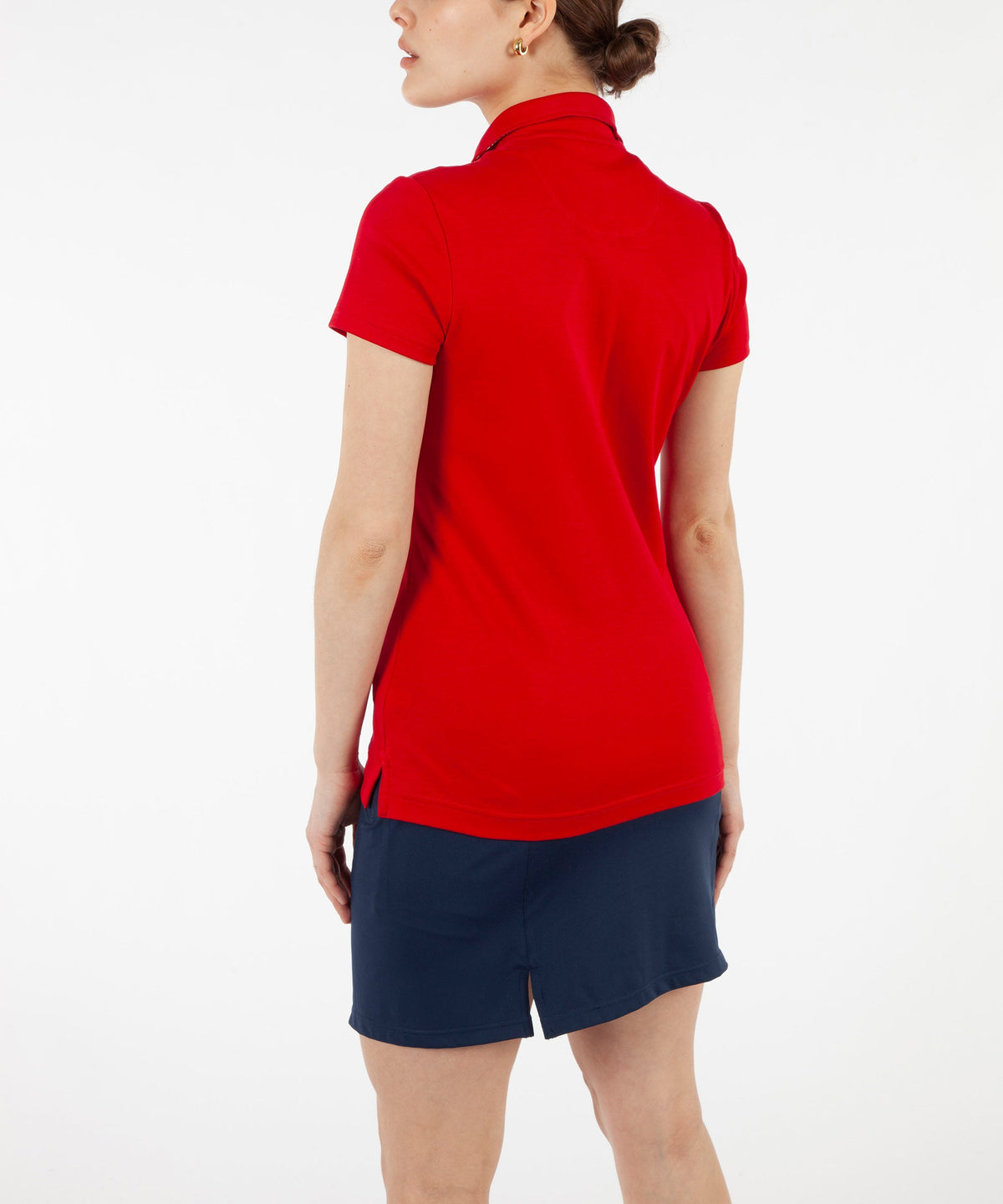 Women&#39;s Solid Supreme Cotton Short Sleeve Polo Shirt