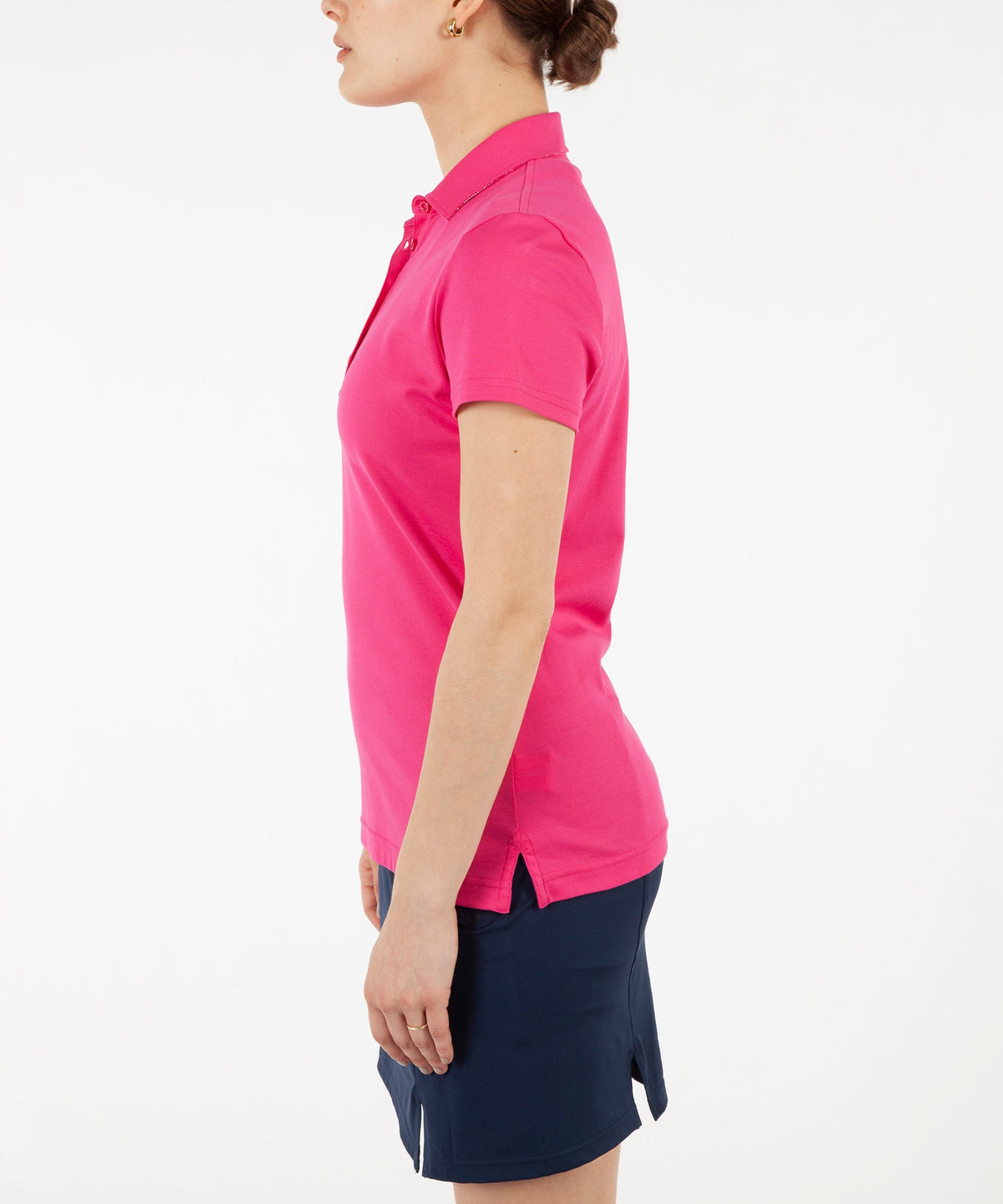 Women&#39;s Solid Supreme Cotton Short Sleeve Polo Shirt
