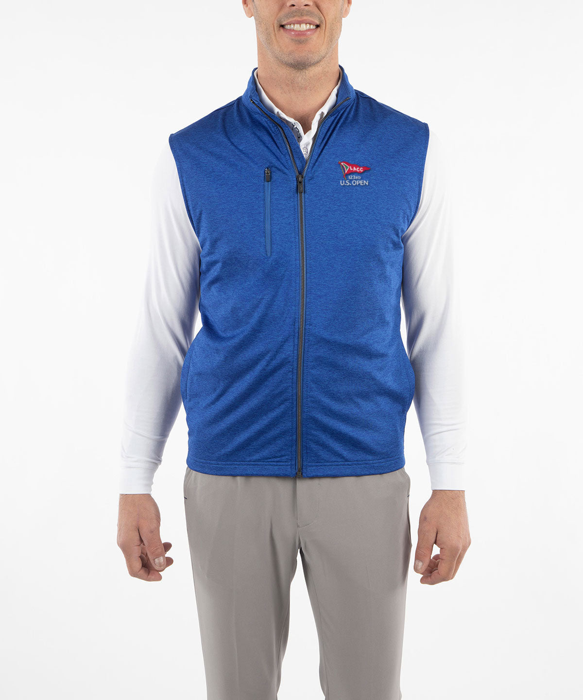 123rd U.S. Open Men's Bobby Jones Jersey Zip-Front Gamer Vest